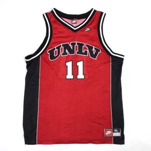 VTG Nike Team UNLV Rebels Jersey Dedan Thomas Basketball Size XL Authentic